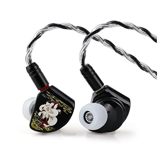 Linsoul Kinera Gumiho 10mm SPD Planar Driver + 1BA in Ear Earphone Monitor with 3D Printed Cavity, Detachable 0.78mm 2Pin Silver-Plated Alloy Copper Cable IEM (Black)
