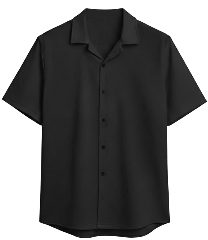 diaz Men’s Half Sleeve Shirt for Men – Casual Summer Shirt, Regular Fit Collared Button Down, Stylish Lightweight Short Sleeve Shirt for Men, Formal & Casual Wear-Pack of 1-picture-38