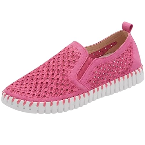 Image of Ilse Jacobsen HORNBAEK Women's Tulip Slip-On Flat | Elastic Side Panels | Lightweight Flexible Comfort.