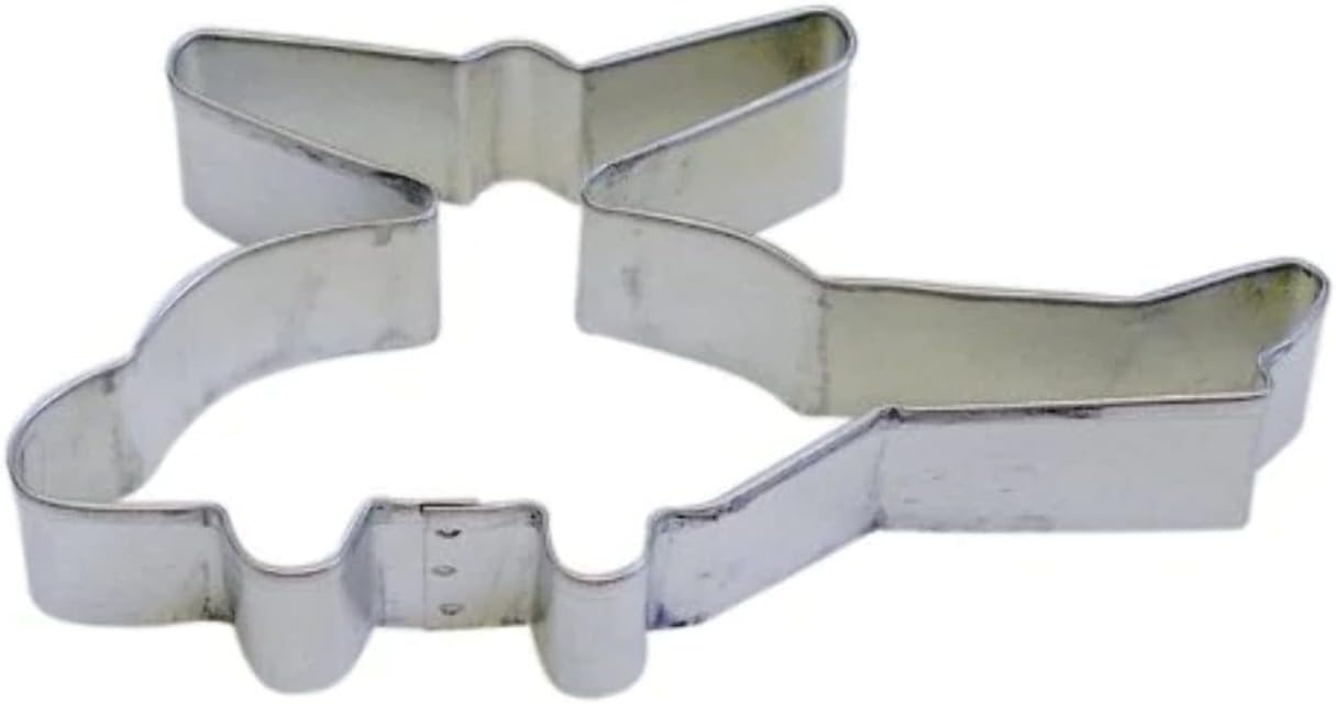 R&M Helicopter 5" Cookie Cutter in Durable, Economical, Tinplated Steel