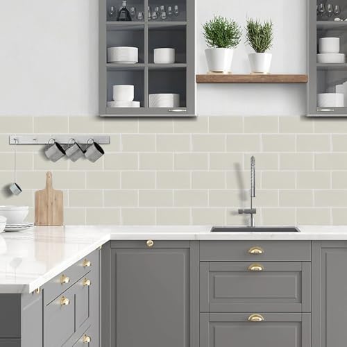 STICKGOO 10-Sheet Subway Tile Peel and Stick Backsplash, Self Adhesive Vinyl Wall Tiles, Stick on Backsplash for Kitchen and Bathroom(Thicker Design) by STICKGOO - Image 4