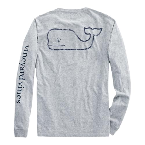 Image of vineyard vines Men's Long Sleeve Vintage Whale Pocket T-Shirt