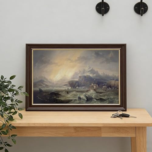Impression sur toile HMS Erebus John Wilson Carmichael 50x76cm - 7