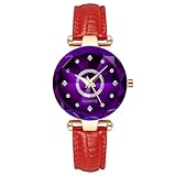 【Eleganti orologi per donne】 Se sei ancora preoccupato di non trovare l'orologio giusto per abbinare i tuoi vestiti delicati, acconciature, bracciali e gioielli, questo orologio da donna può risolvere il tuo problema. Con il suo look semplice e casual, è un accessorio che può aggiungere punti all'outfit di ogni donna. L'orologio Diamond femminile Rorios è sufficiente per abbinare uno qualsiasi dei tuoi stili.
