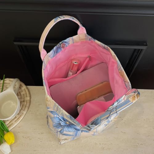 Image of PVC Tote Bag for Women Waterproof Plastic Jelly Tote Letter Print Hobo Handbag for Travel, Gift