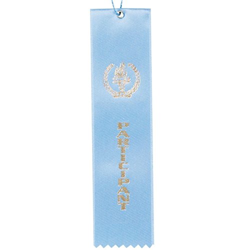 Award Ribbon Participant-Light Blue (Pack of 50) by Image Awards