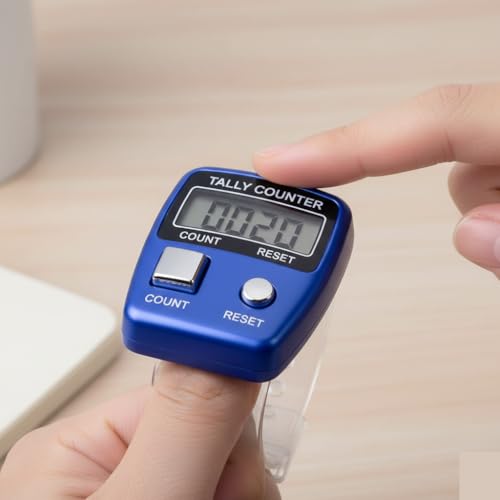 Image of Aim Emporium Mini Hand Tally Counter /Jaap Counter /Digital Tasbeeh Counter Pack of 2 Color Multi.