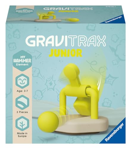 Ravensburger Gravitrax Junior Element MyHammerMarteau Circuit de Billes Jeu de Construction créatif Parcours de Billes à Construire Dès Version française 27518 - vue 2