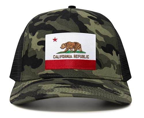Image of International Tie State Hat for Men and Women, Adjustable Snapback Trucker Baseball Cap with Embroidered Patch