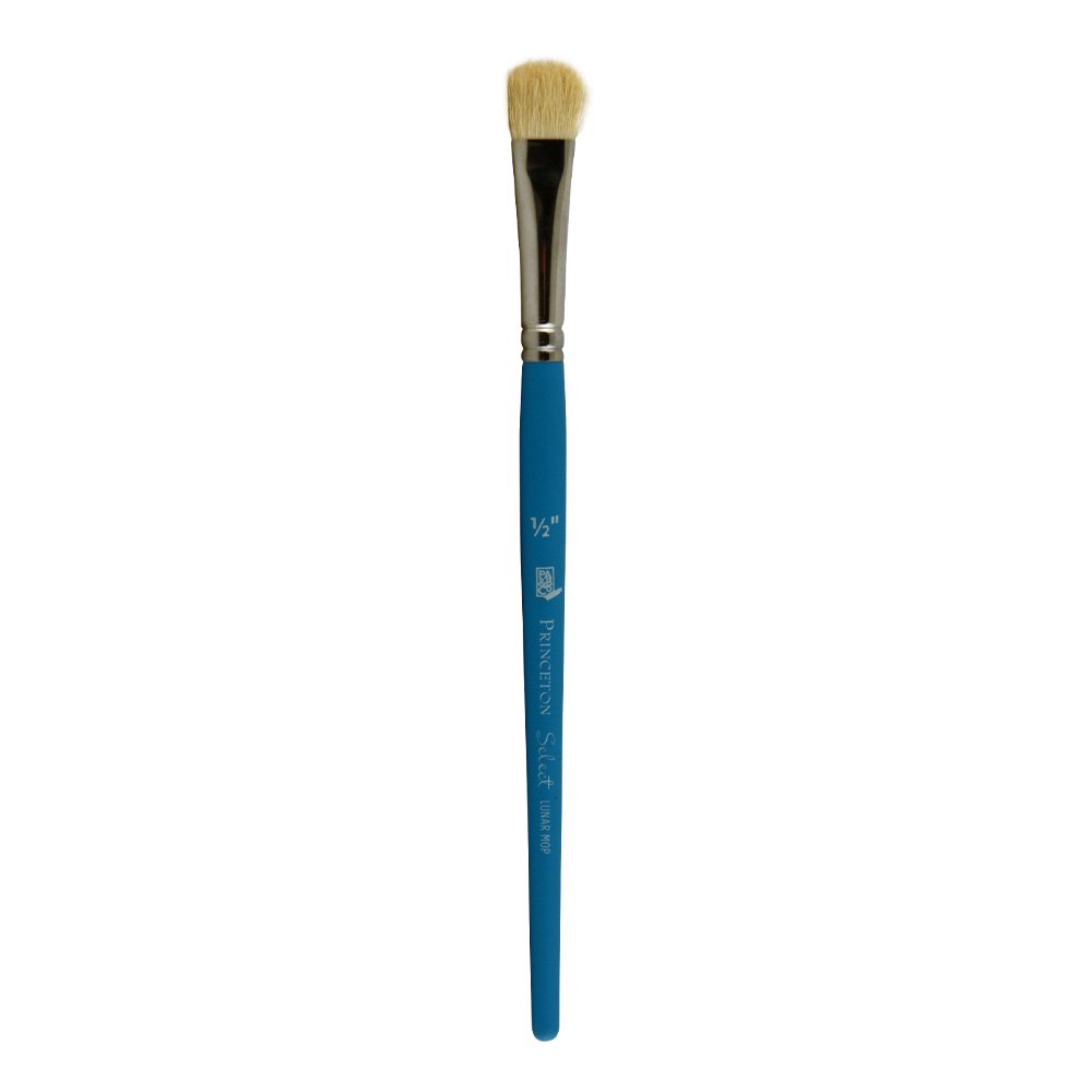 Pinceau Lunar Mop 1/2" Natural Hair Brush pour vos ateliers aquarelle