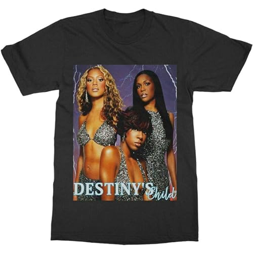 Photo de Destiny'S Child T-Shirt Graphic Tee Printed Top for Men Black S