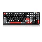 LINGBAO K98 Wireless Mechanical Gaming Keyboard, Tri-Mode BT5.0/2.4GHz/USB-C, Gasket Custom Hot-Swappable Linear Switches Creamy Keyboard with Number Pad, RGB Backlit Gaming Keyboard for PC Laptop