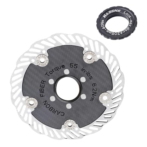 Frein de vélo en fibre de carbone performant avec rotor fluide de 14 à 16 cm