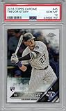 2016 Topps Chrome Baseball #45 Trevor Story Rookie Card Graded PSA 10 Gem Mint