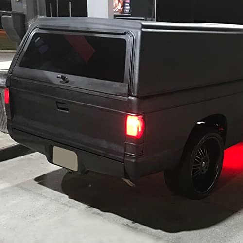 Ecotric Rear Bumper Roll Pan Compatible With 1982-1993 Chevy S10 Gmc S15 Sonoma Pickup Steel #TOP2