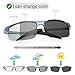 LJIMI Photochromic Sports Sunglasses with Polarized Lens for Men and Women Outdoor Driving Cycling Fishing 100% UV400 Protection Eyewear Anti Glare Eyeglasses Reduce Eye Fatigue Safety Glasses Shades