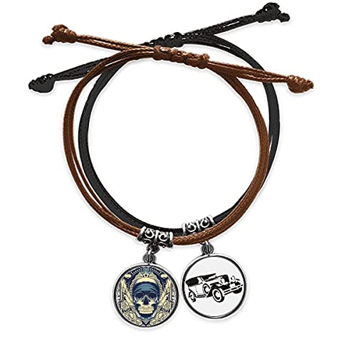 Bracelet Corde Indien Squelette Idéal pour Vos Sorties et Festivals