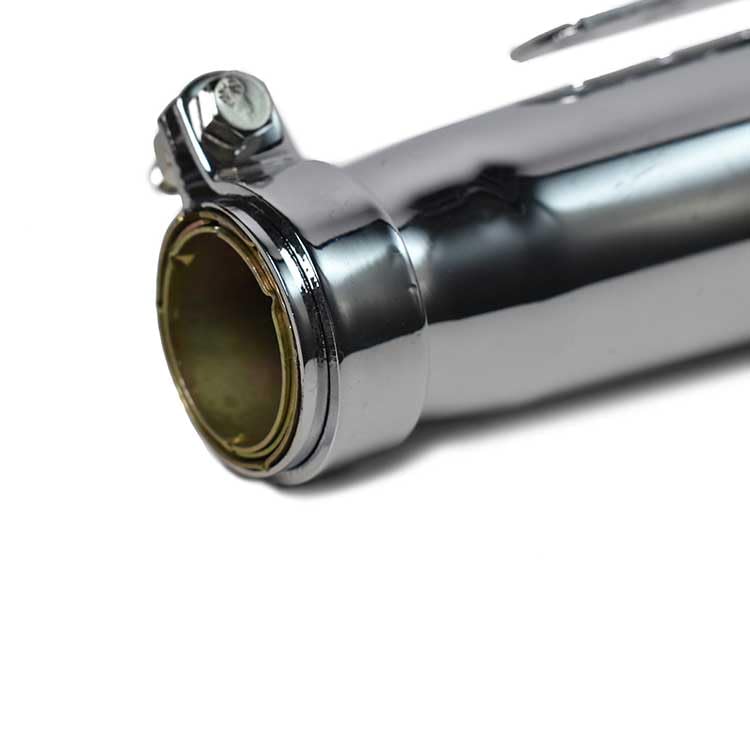 Terminale di scarico universale Megaton corto cromato per moto