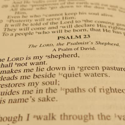 Psalm 23- An ode to a wonderful Grandma