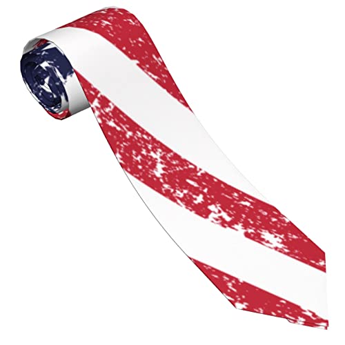 American Flag Necktie For Men Women,Casual Novelty Crazy Suiting Tie For Party Gift #TOP3