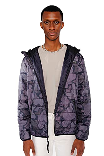 Members Only Men's Solid Puffer Packable Jacket