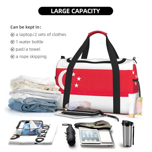 Sac de week-end Singapour noir la solution pour voyager sans supplément