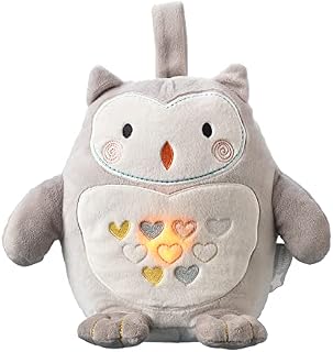 Tommee Tippee Grofriend Baby Sound and Light Sleep Aid, USB-Rechargeable, Soothing Sounds, Lullabies and White Noise, CrySensor and Nightlight, Ollie the Owl,1 Count ( Pack of 1)