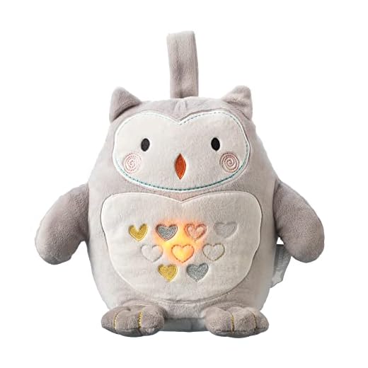 Tommee Tippee Grofriend - Ollie el Búho, Recargable USB, con Sensor de Llanto