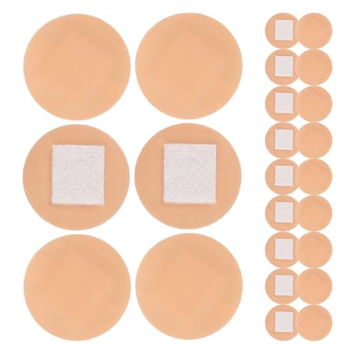 GANAZONO 200 Piezas Uds Apósitos Redondos Impermeables y Transpirables para Dedos y Articulaciones Vendajes Adhesivos Resistentes al Agua para Cuidado de Heridas Deportivas y Grietas la