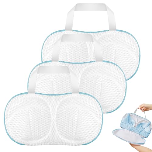 Set di 3 Reggiseni a Rete per Lavaggio, Salva Reggiseno per Lavatrice, Sacchetto per Lavatrice