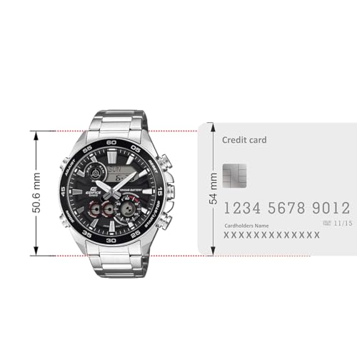 Image of Casio Edifice ERA-130D-1ADF Analog-Digital Black Watch Men (ED712)