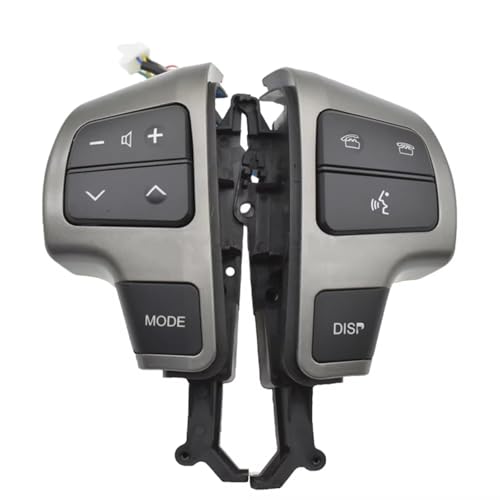 Interruptor de audio de volante Land Cruiser 200 reemplazo de alta precisión gris