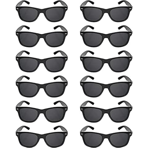 TheGag Black Sunglasses Bulk Party Favors 72 Pack Retro Exactly What You Are Looking For-Graduation Wedding Mardi Gras Bachelorette Bachelor Party Universal Sizing Adult Cover