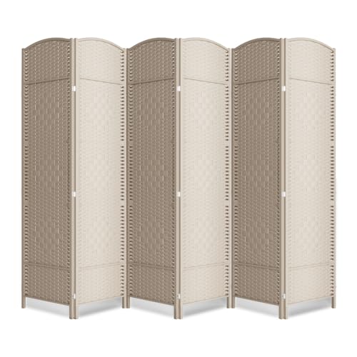 Cocosica 6 Panel Room Divider,6Ft Folding Privacy Screen,Tall - Extra