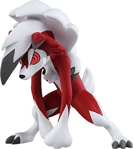 Takaratomy Pokemon Sun & Moon Figure - ESP-09 - Lycanroc (Midnight Form) Action Figure