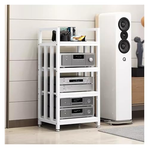 Étagère d'angle en Bois pour un coin musique épuré dans votre bureau ou club privé