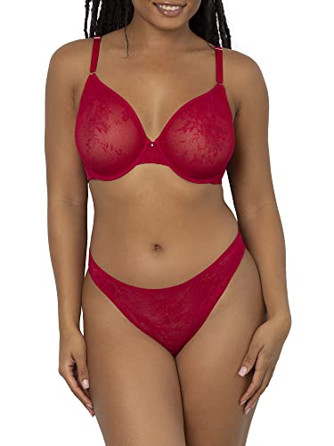 Image of Smart & Sexy Women's Sheer Mesh Demi Underwire Bra - See Through Bras