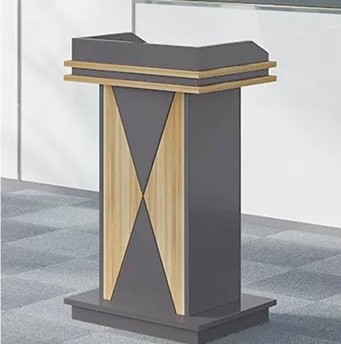 Soporte de Púlpito de Madera con Cajón de Alta Gama para Negocios 2