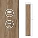28.68 Sq.Ft SPC Vinyl Flooring Plank Click‑Lock Rigid Core Waterproof LVP 12 Planks with IXPE Pad 7.18