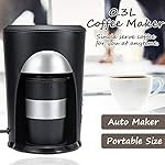 QJRGUY Filter Single Maker Drip Pot Small Coffee Machine with Cup Automatic Off - Image 7
