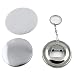 Bottle Opener Keychain 58mm 2-1/4" Parts 100set Supplies for Pro Maker Machine