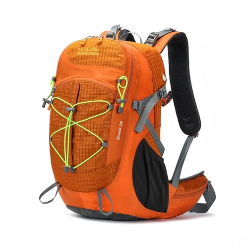 28L Internal Frame Backpack Waterproof Hiking Daypack with Rain Cover