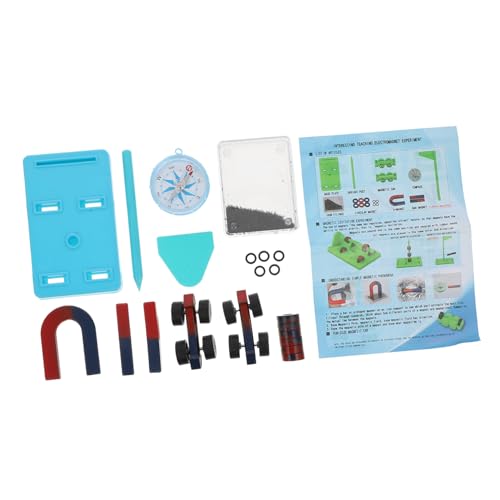 FUNNETOYU Kit Esperimenti Magnetici Per Scolastica Giocattolo Didattico Per Studenti Materiali Per Progetti Scientifici Dispositivi Per Esplorare Principi Base Elettricità e Magnetismo