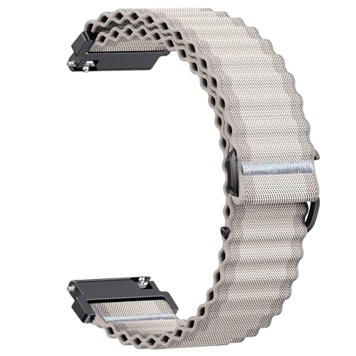[�����ȓX] �ɓK��Garmin Vivoactive 4 5 6/Venu 3/2 Forerunner 265 255 245 570 Active 5/Venu�u���X���b�g�ėp�x���g�ɓK����20 mm 22 mm�i�C�����x���g(Milky White