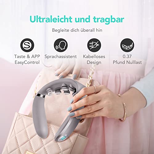 Nackenmassagegerät SKG Neck Massager mit Wärme, kabellos