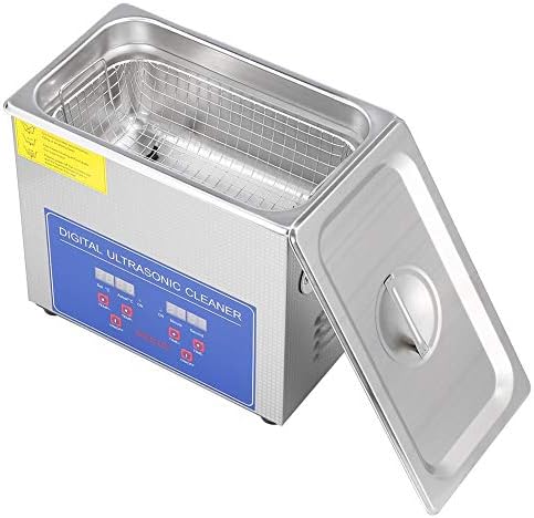 منظف بالموجات فوق الصوتية جهاز تنظيف رقمي ألترا سونيك جهاز مؤقت للحمام من الفولاذ المقاوم للصدأ تنظيف 3 لتر ومنظف مجوهرات Eu Plug 220v Amazon Ae الأدوات وتحسين المنزل