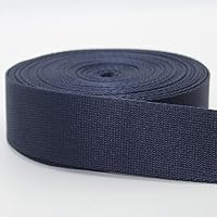 5 Mètres Sangle Polyester Premium 40mm Noir - Style Classique Brillant Pour Sacs, Bretelles & Maroquinerie