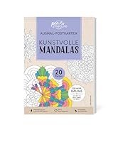 Ausmal-Postkarten Kunstvolle Mandalas | 20 Karten: Mit traumhaften Motiven zum Ausmalen und Verschenken | 100% Recyclingpapier (pen2nature books)