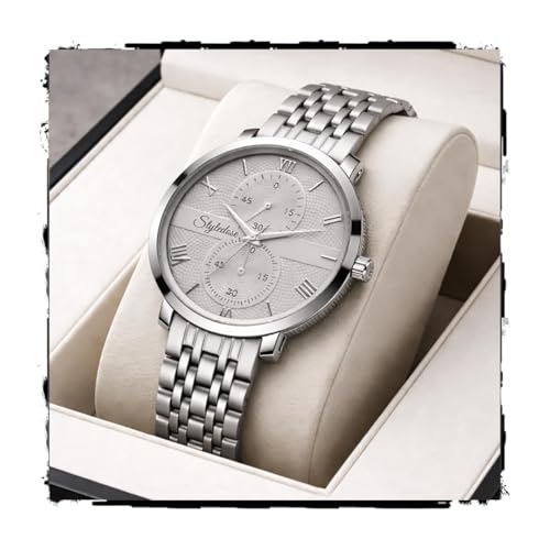 Image of STYLEDOSE Women's Luxury Black Analog Watch - Rose Gold Roman Numerals with Stylish Metal Chain Strap Wrist Watches for Women's & Girls&Miss&Ladies