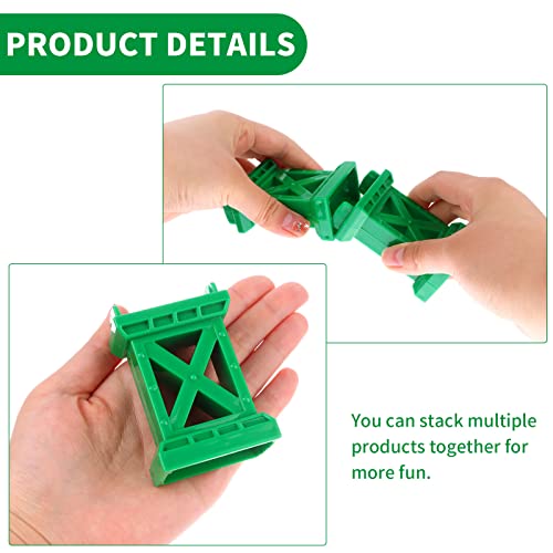 image for Ioffersuper 12 Pcs Train Bridge Pier Track Railway Accessories Multi L